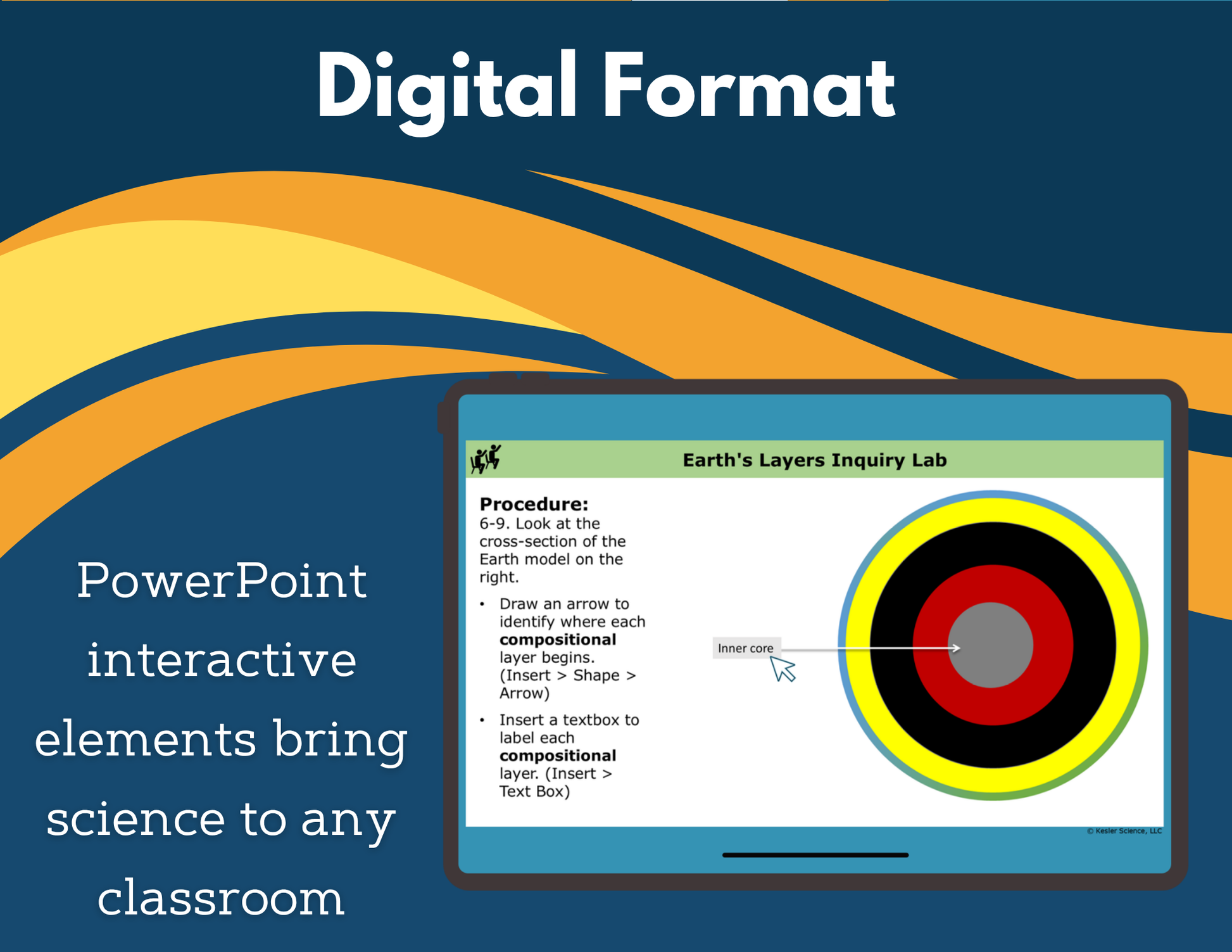Earth's Layers Digital Inquiry Lab - MS 6-8