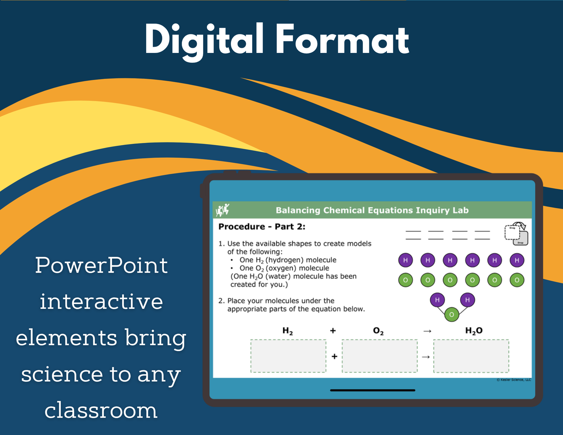 Balancing Chemical Equations Digital Inquiry Lab - MS 6-8