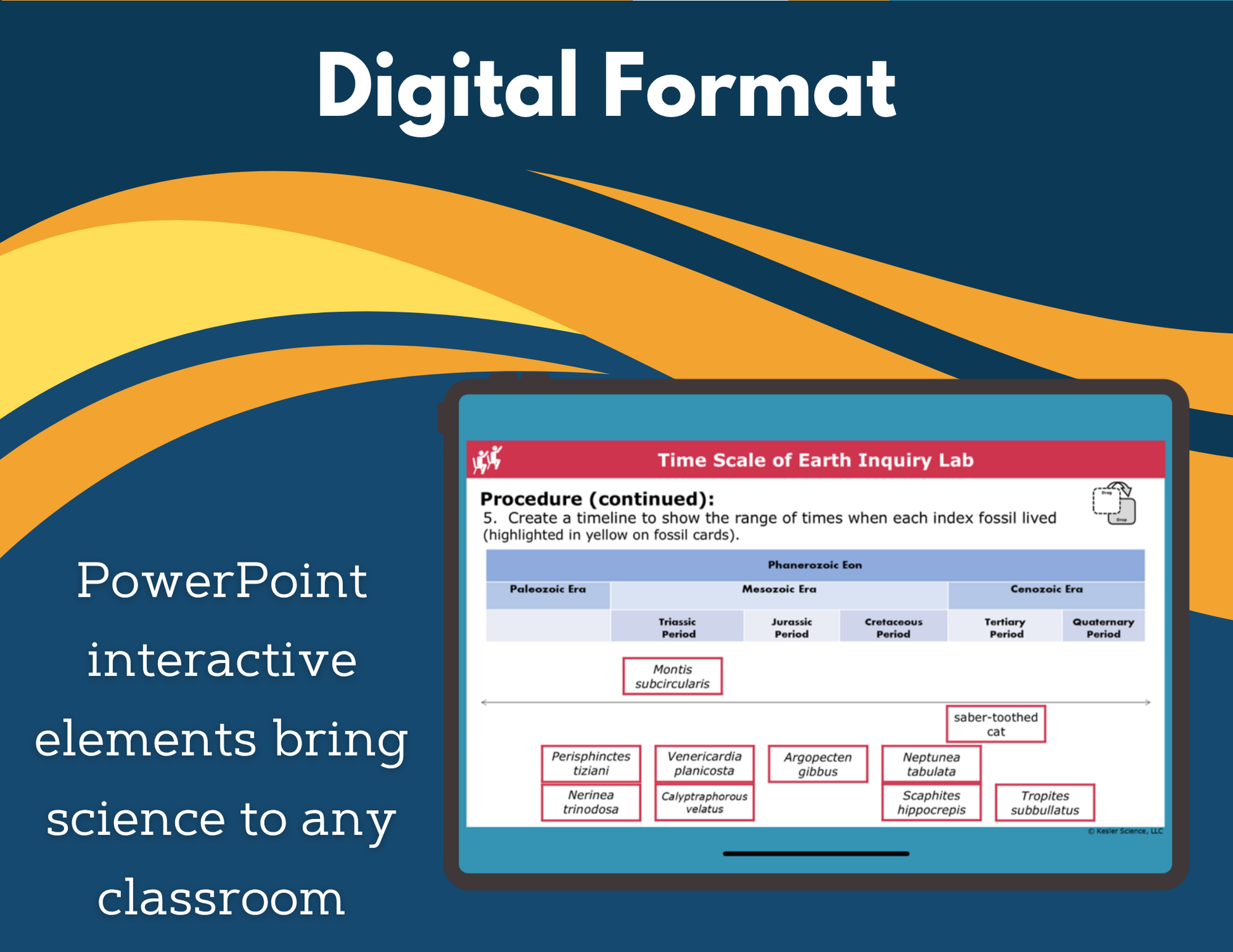 Time Scale of Earth Digital Inquiry Lab - NGSS MS ESS1-4