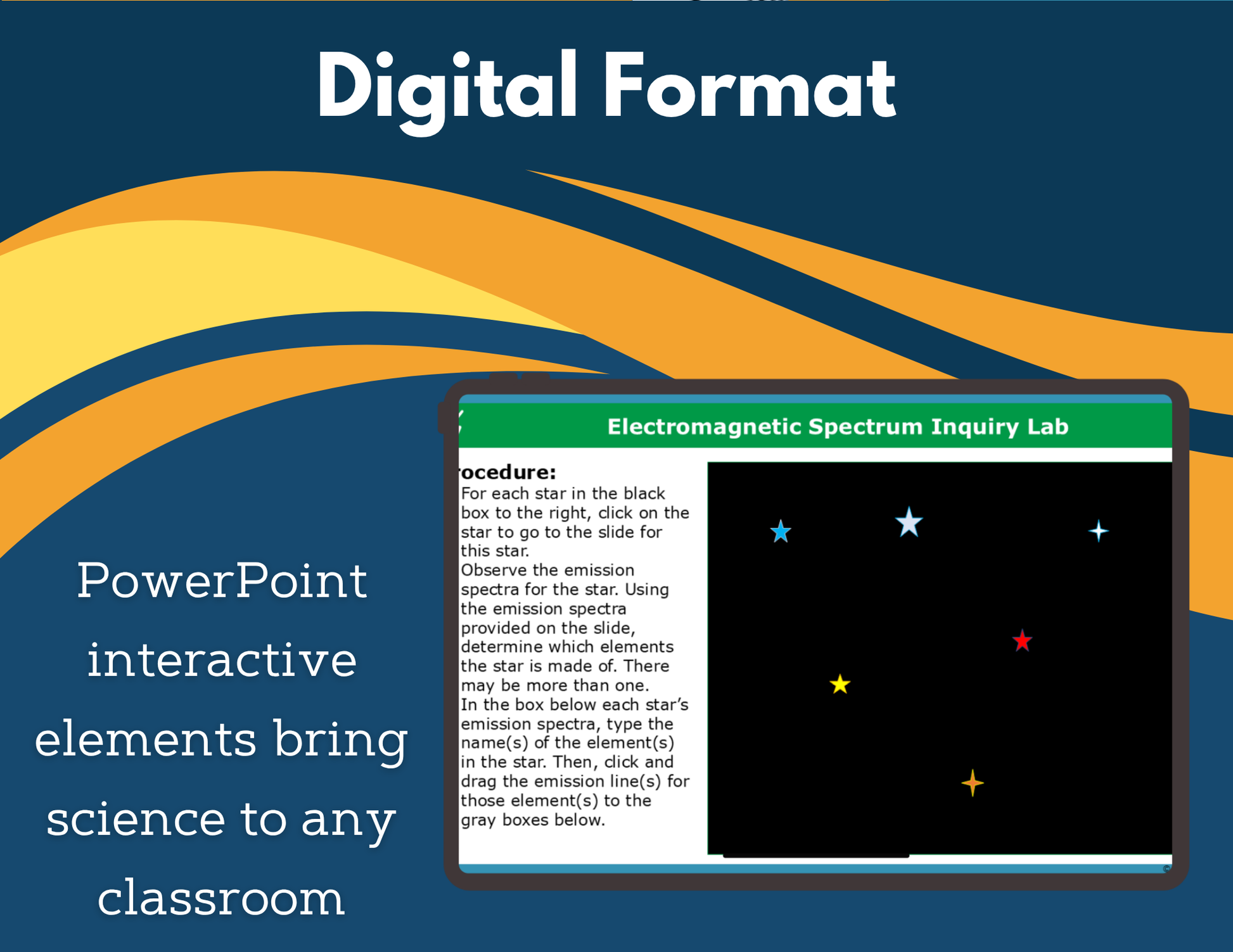 Electromagnetic Spectrum Digital Inquiry Lab - MS 6-8