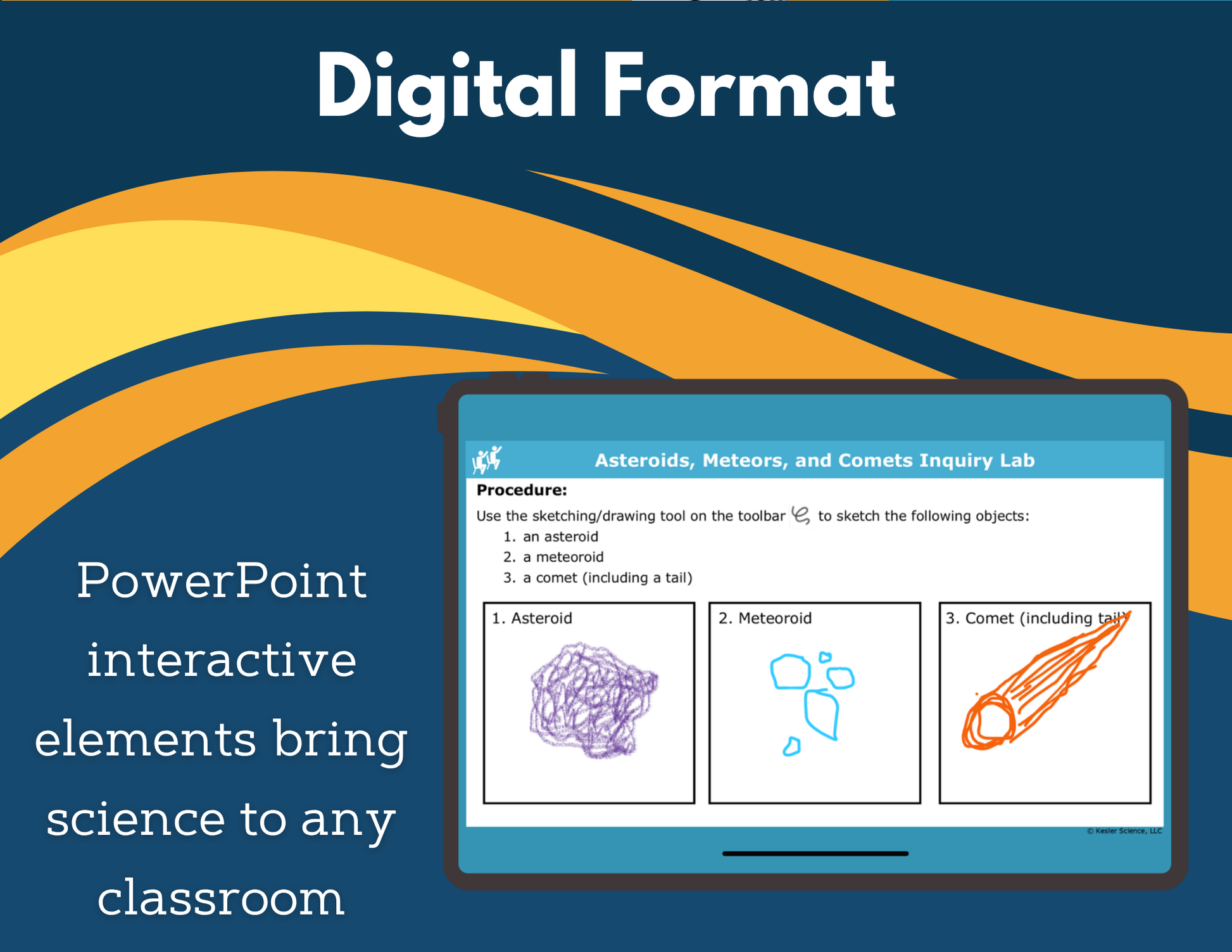 Asteroids, Meteors, & Comets Digital Inquiry Lab - MS 6-8