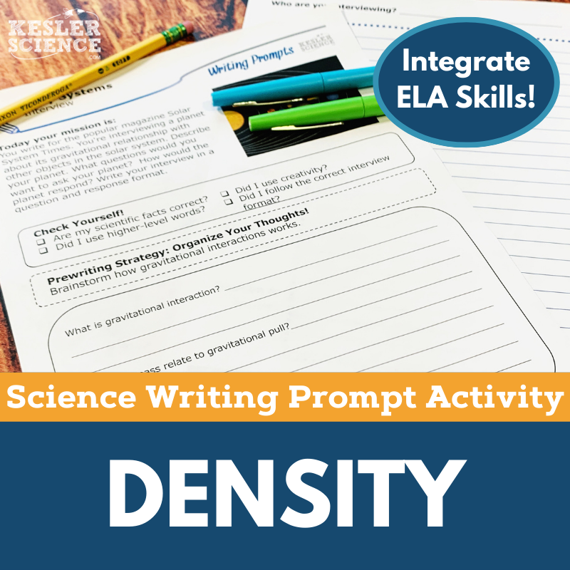 Writing Prompts - Density - MS 6-8