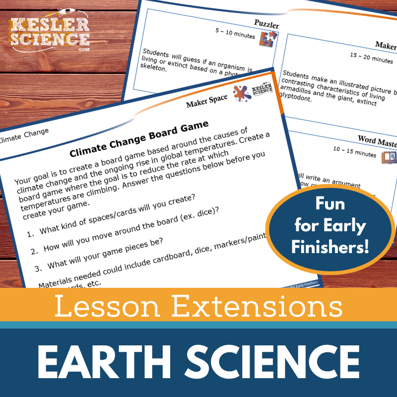 Lesson Extensions: Earth Science