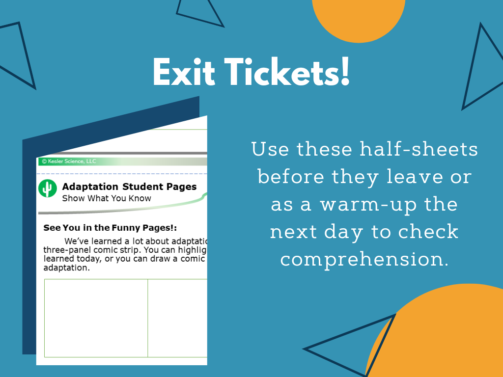MS 6th 7th 8th - Adaptations - Sub Plans