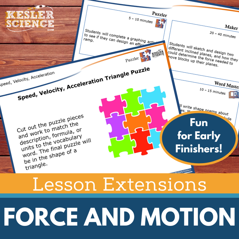 Lesson Extensions: Force and Motion