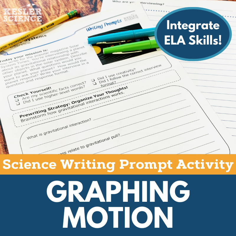 Writing Prompts - Graphing Motion - MS 6-8
