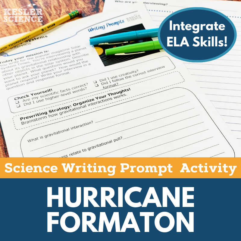 Writing Prompts - Hurricane Formation - MS 6-8