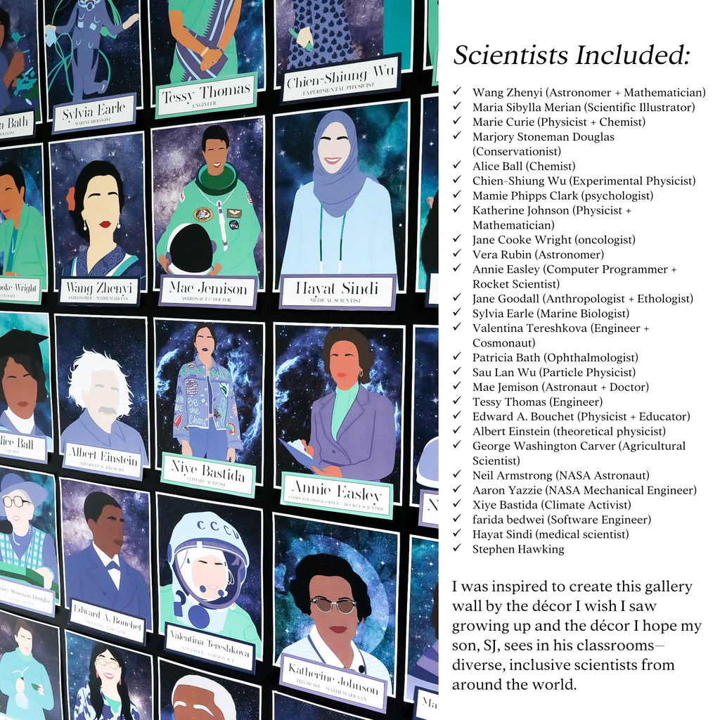 Famous Scientists & Science Career Posters