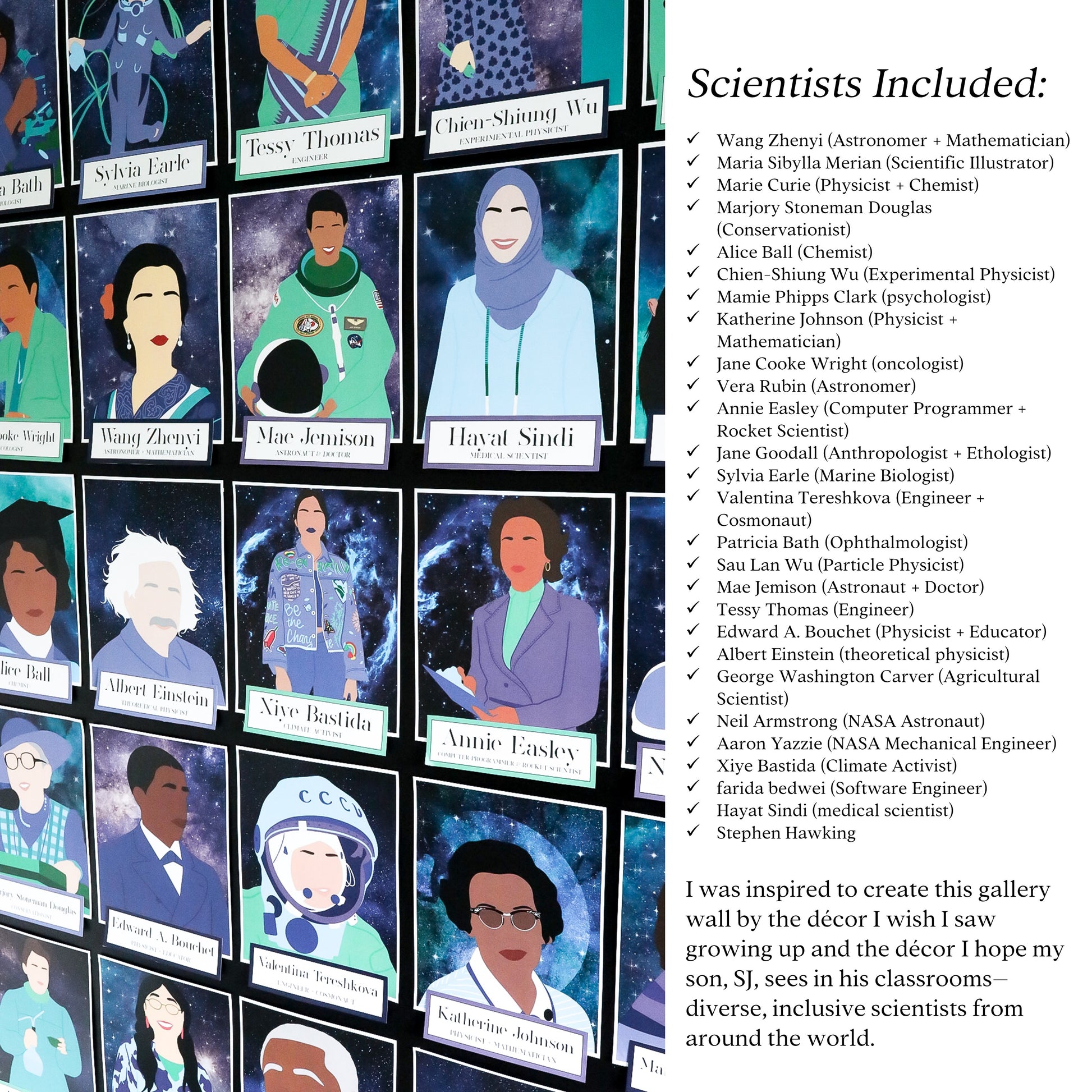 Famous Scientists & Science Career Posters