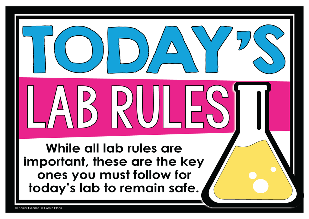 Lab Safety Posters