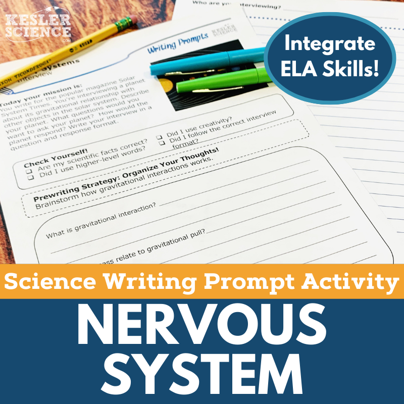 Writing Prompts - Nervous System - MS 6-8