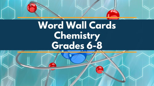 Chemistry Word Wall Cards - English & Spanish