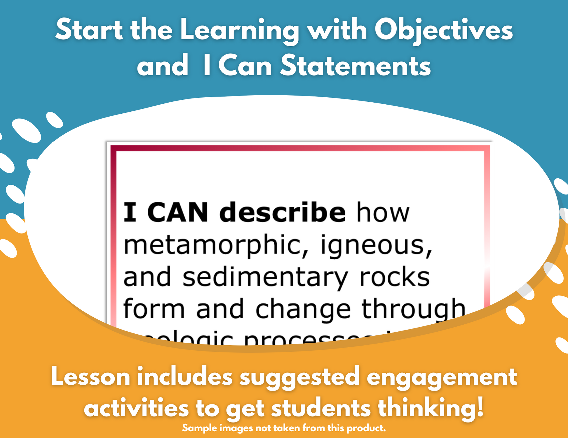 Differentiate Earth's Spheres Complete Science Lesson MS New TEKS 6.10A