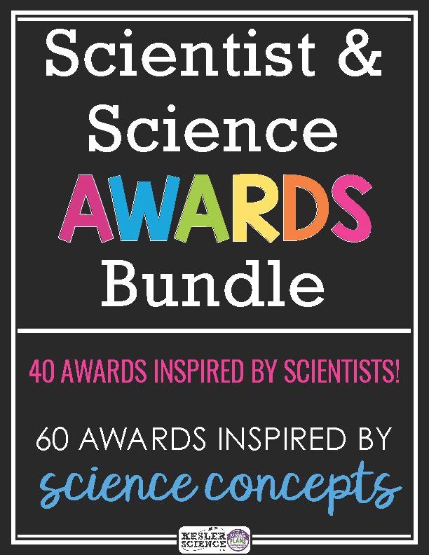 End of Year Science Awards Bundle