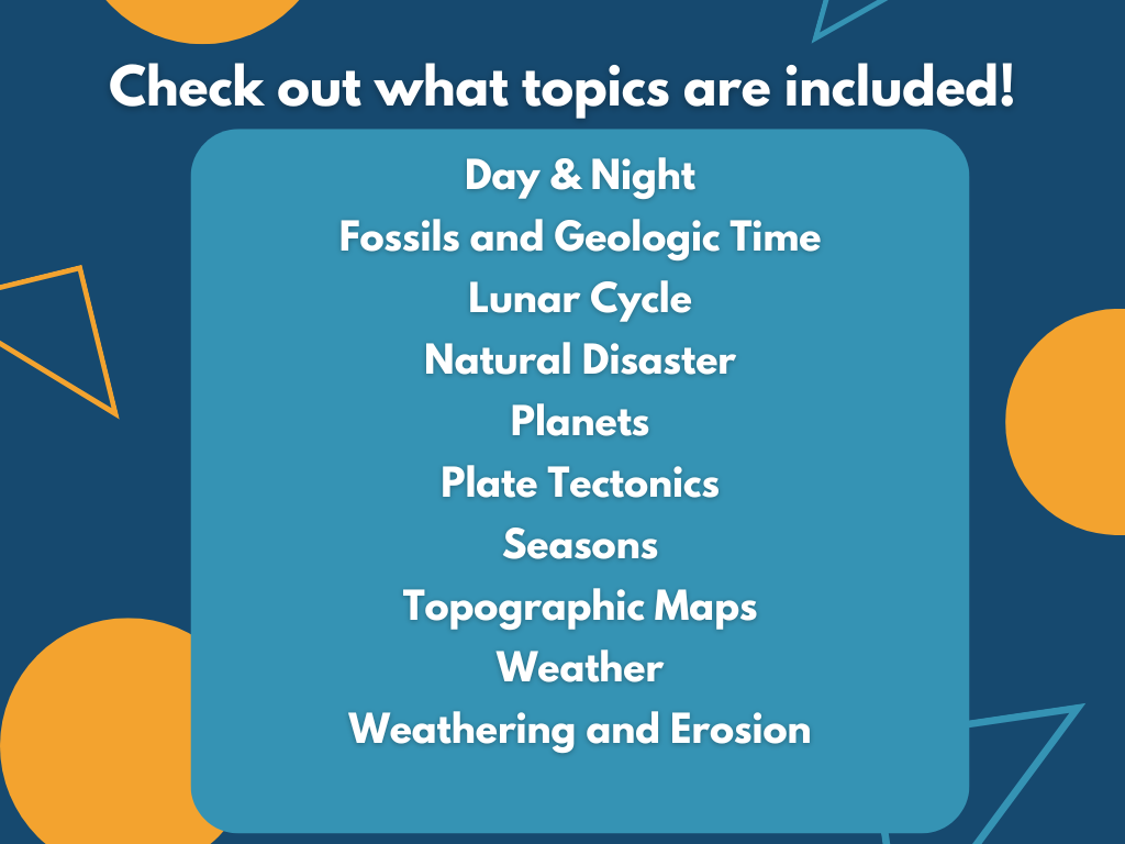 Sub Plans Bundle - Earth & Space Science - MS 6-8