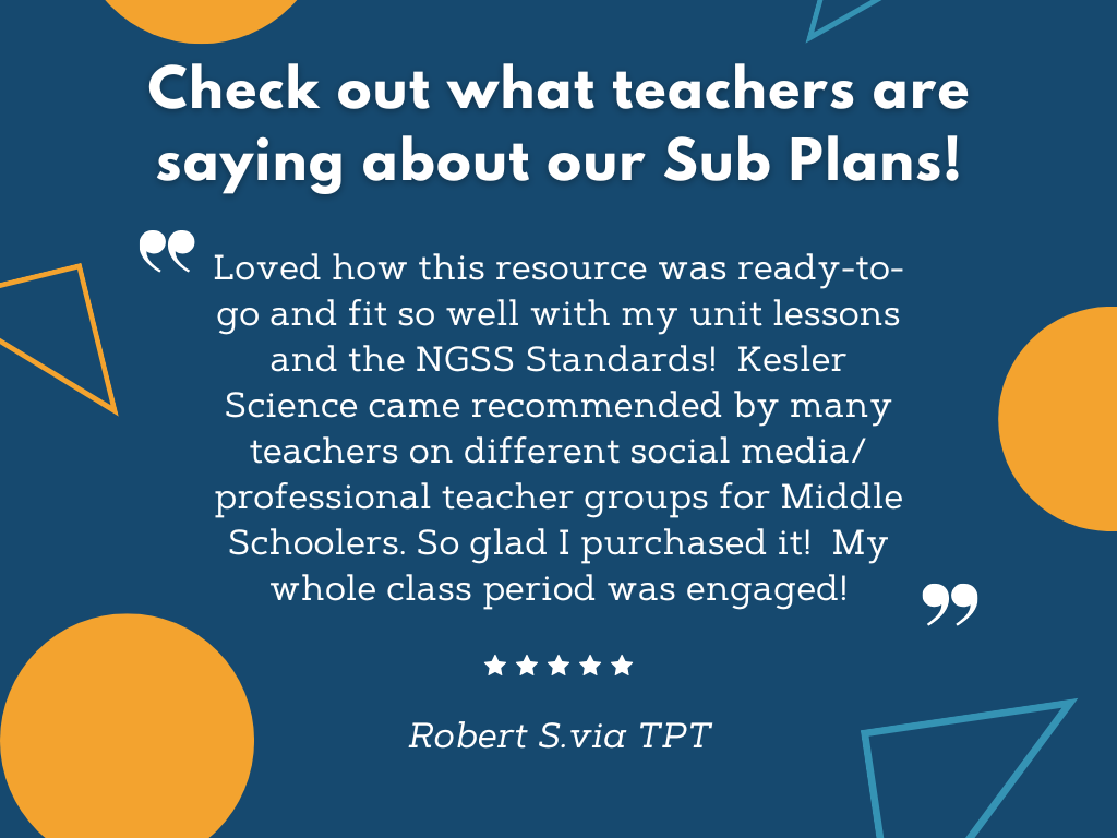 MS 6th 7th 8th - Adaptations - Sub Plans