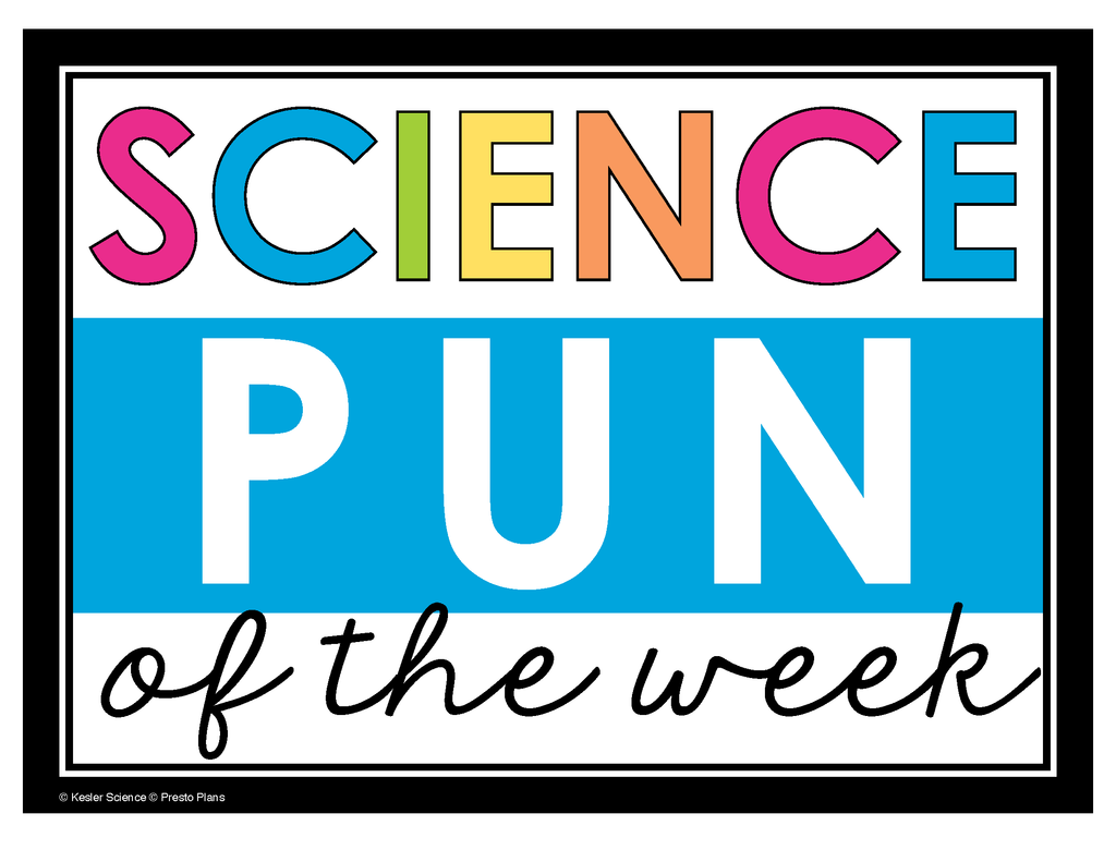 Science Puns – Classroom Posters