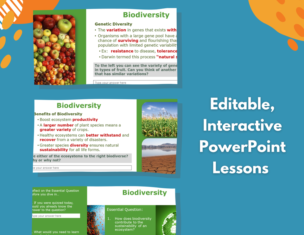 Biodiversity Complete Lesson Plan - MS