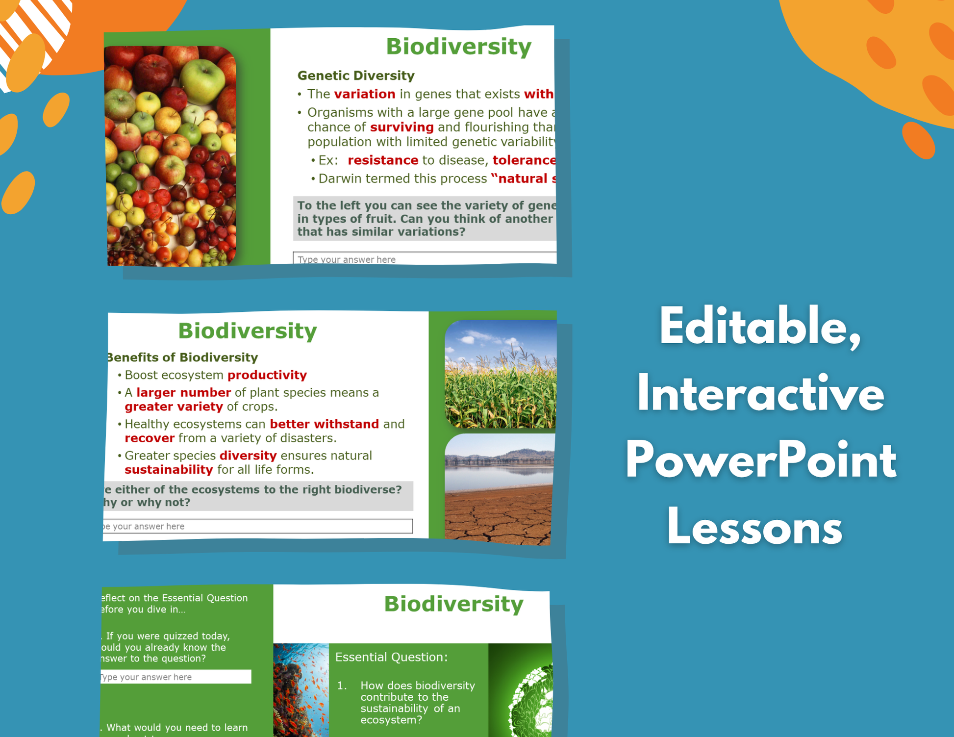 Biodiversity Complete Lesson Plan - MS