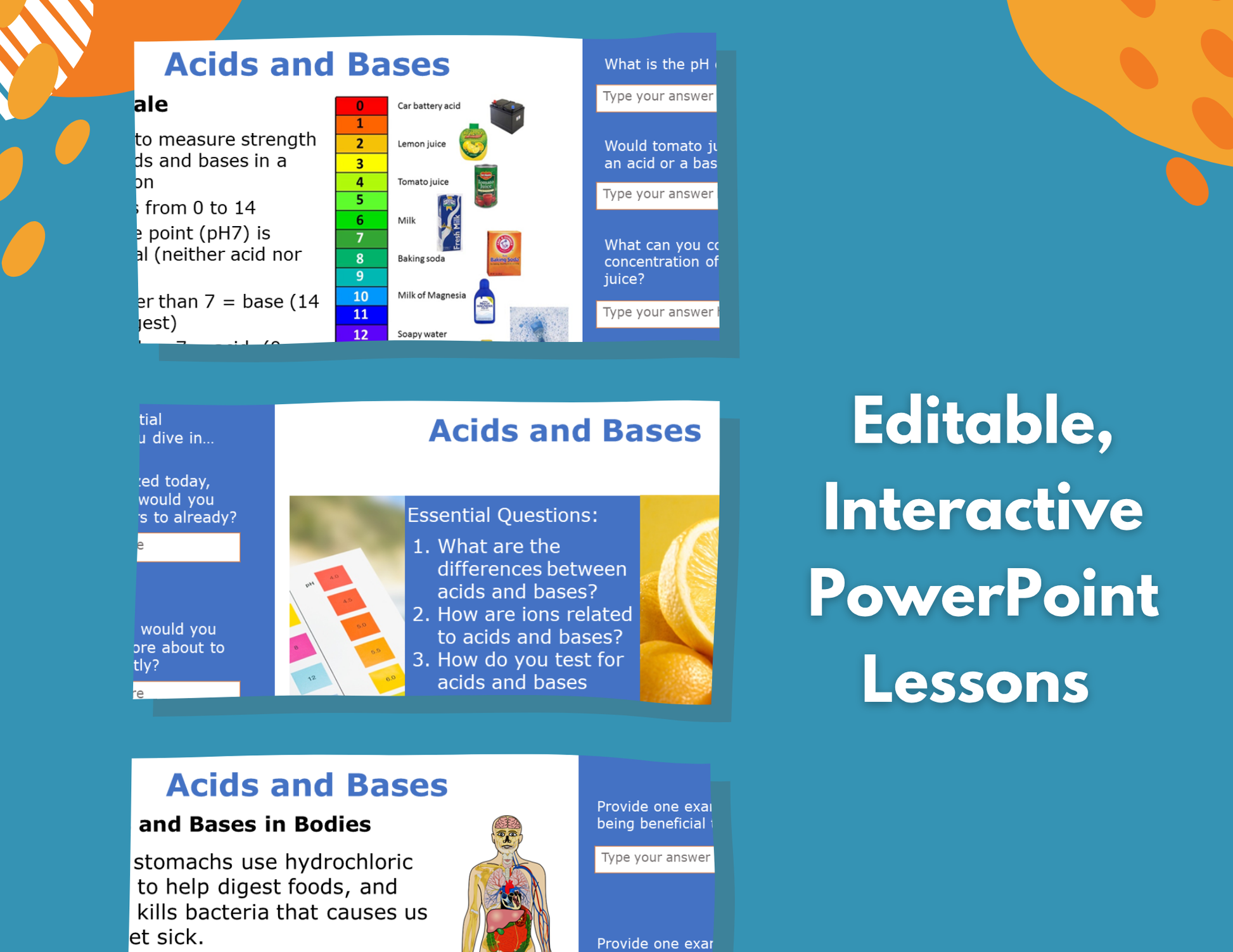 Acids & Bases Complete Lesson Plan - MS 6-8