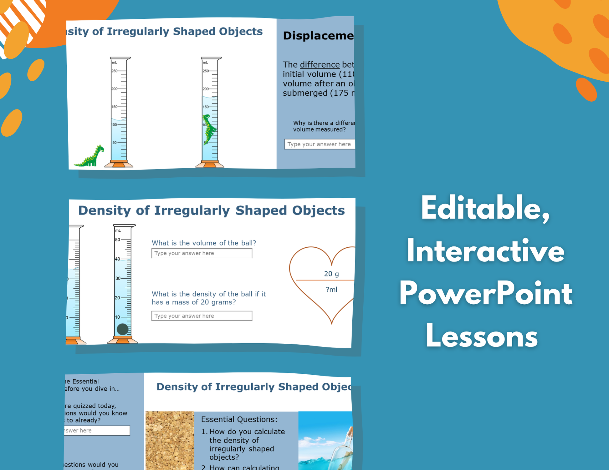 Density of an Irregular-Shaped Object Complete Lesson Plan - MS