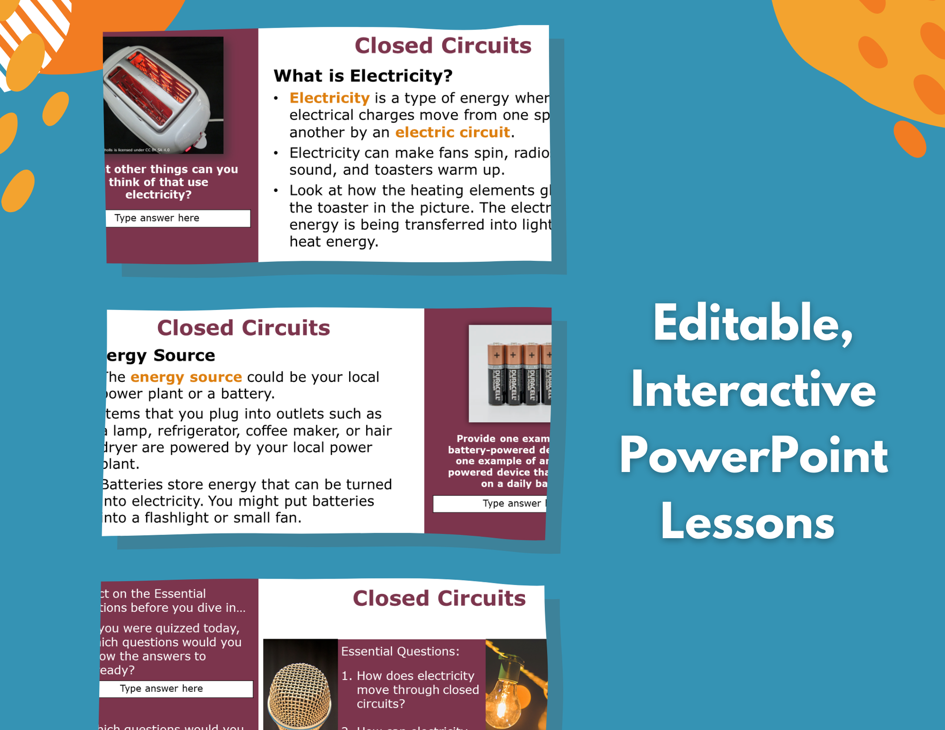 Closed Circuits - Complete Lesson Plan - 5th Grade