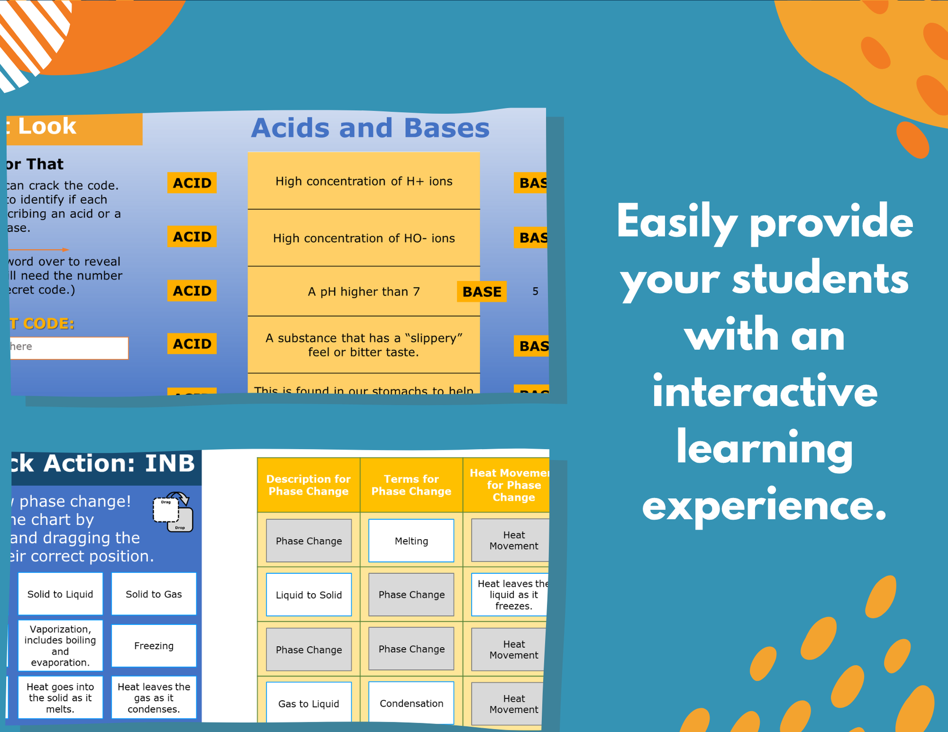 Chemistry Interactive Notebook Pages - Digital & Print INB - MS 6-8