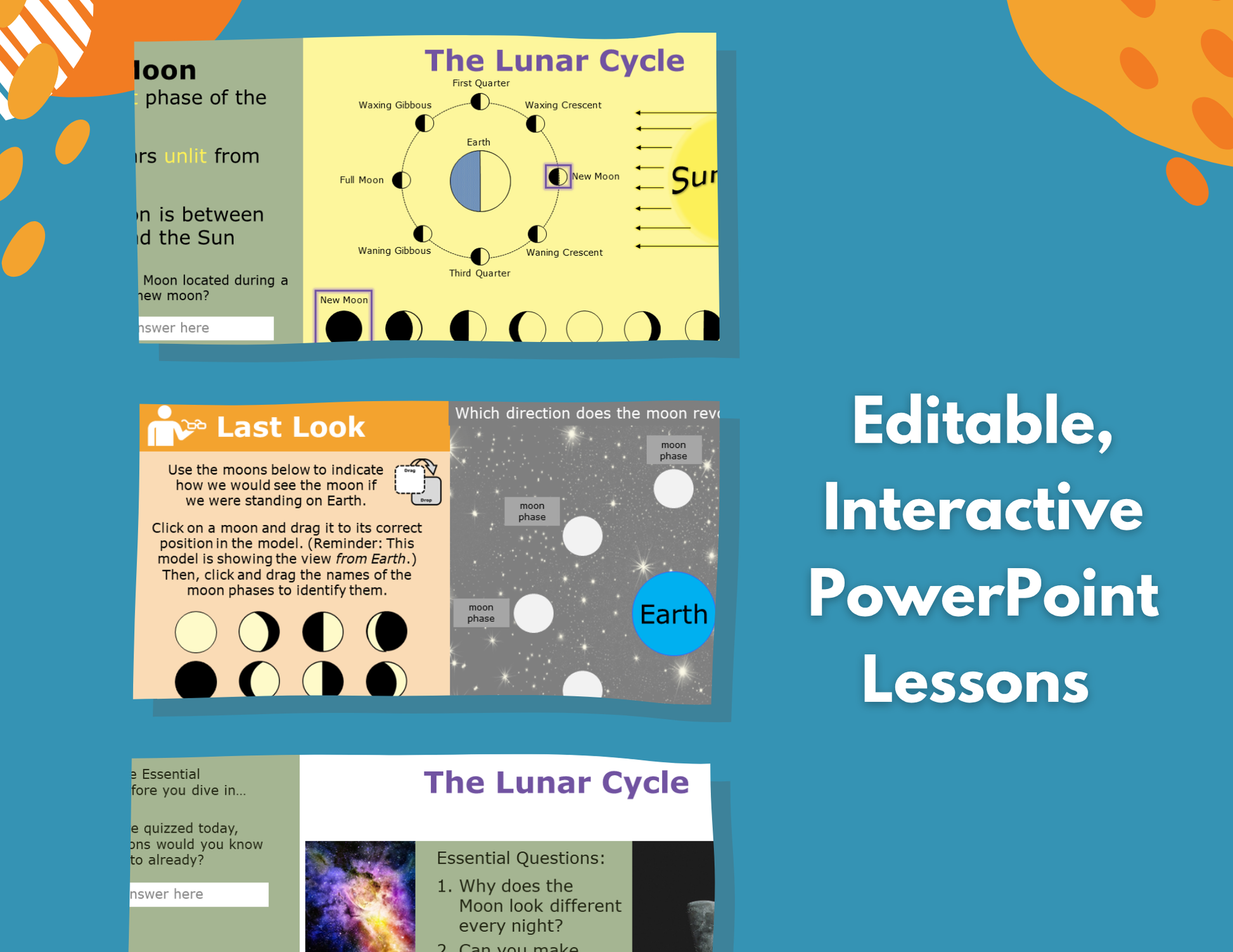Lunar Cycle Complete Lesson Plan - MS