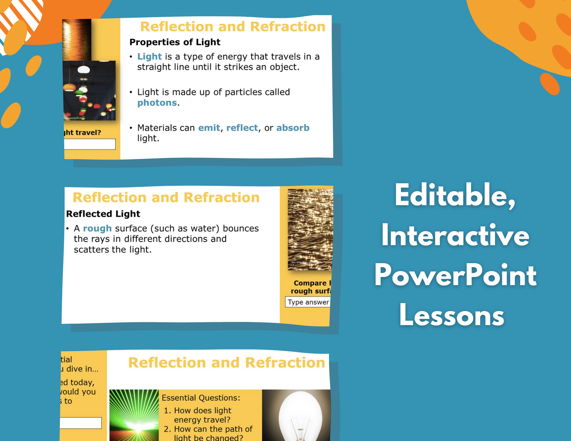 Reflection & Refraction - Complete Lesson Plan - 5th Grade