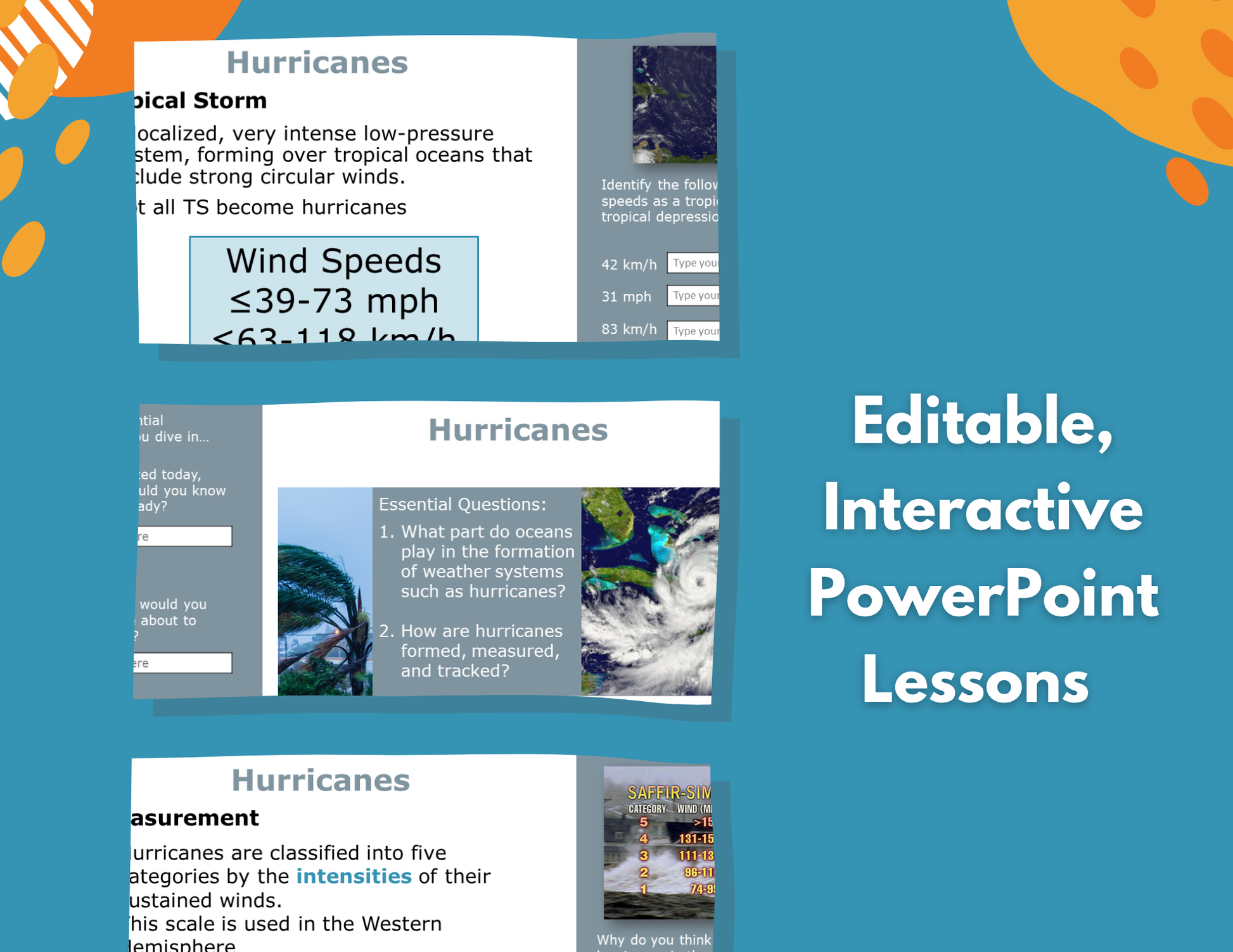 Hurricanes Complete Lesson Plan - MS