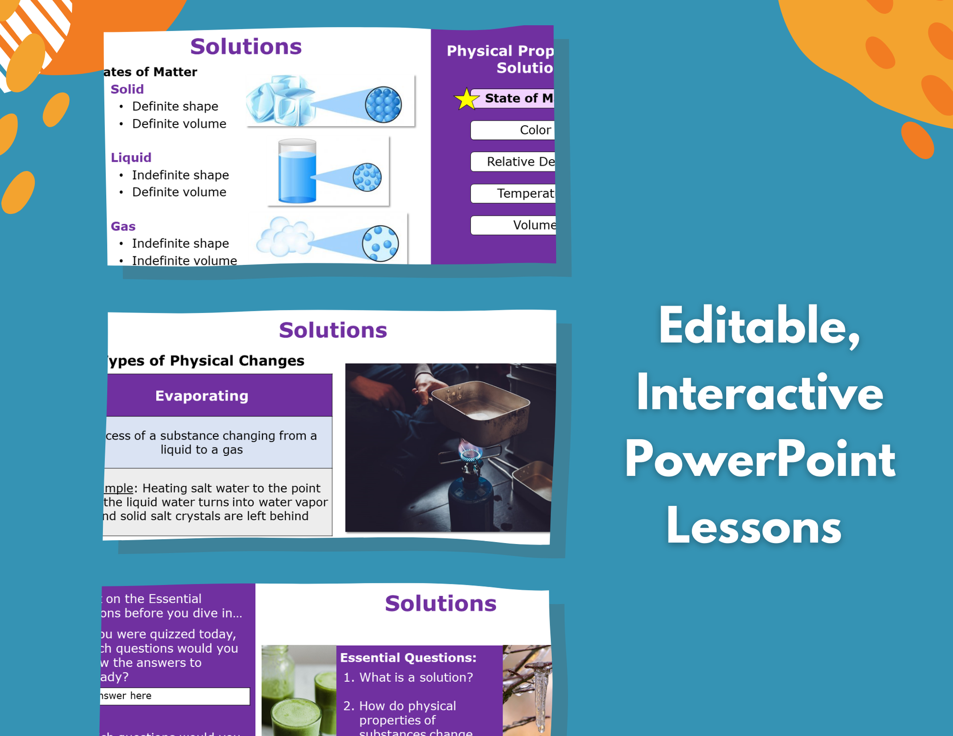 Solutions - Complete Lesson Plan - 5th Grade