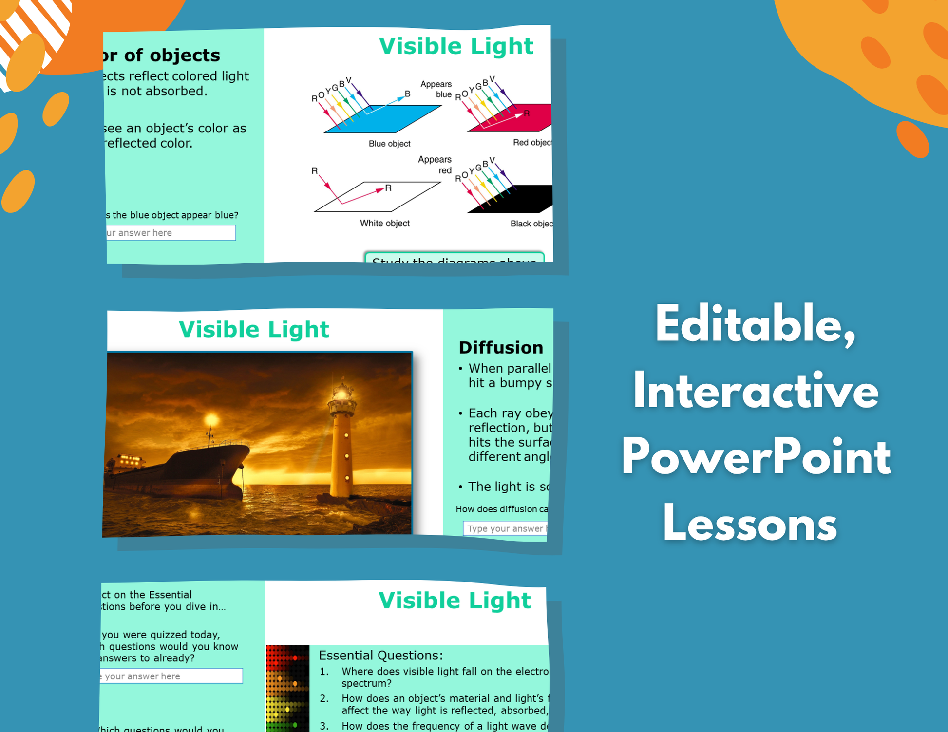 Visible Light Complete Lesson Plan - MS