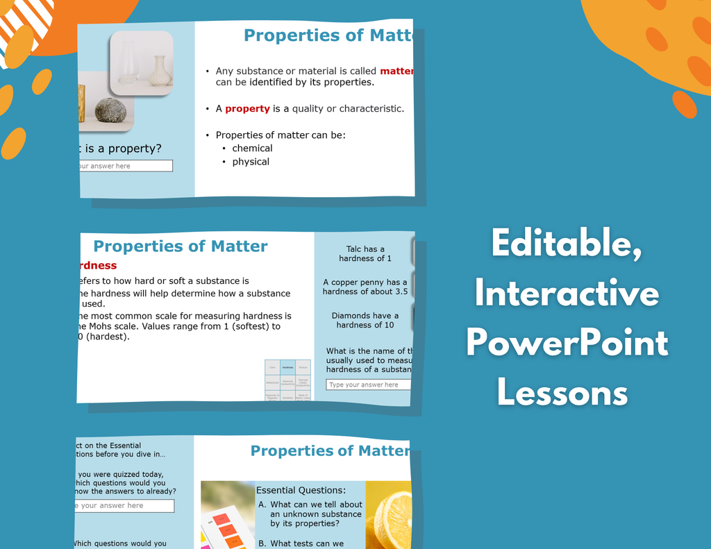 5E Lessons: 5th Grade Physical Science Bundle