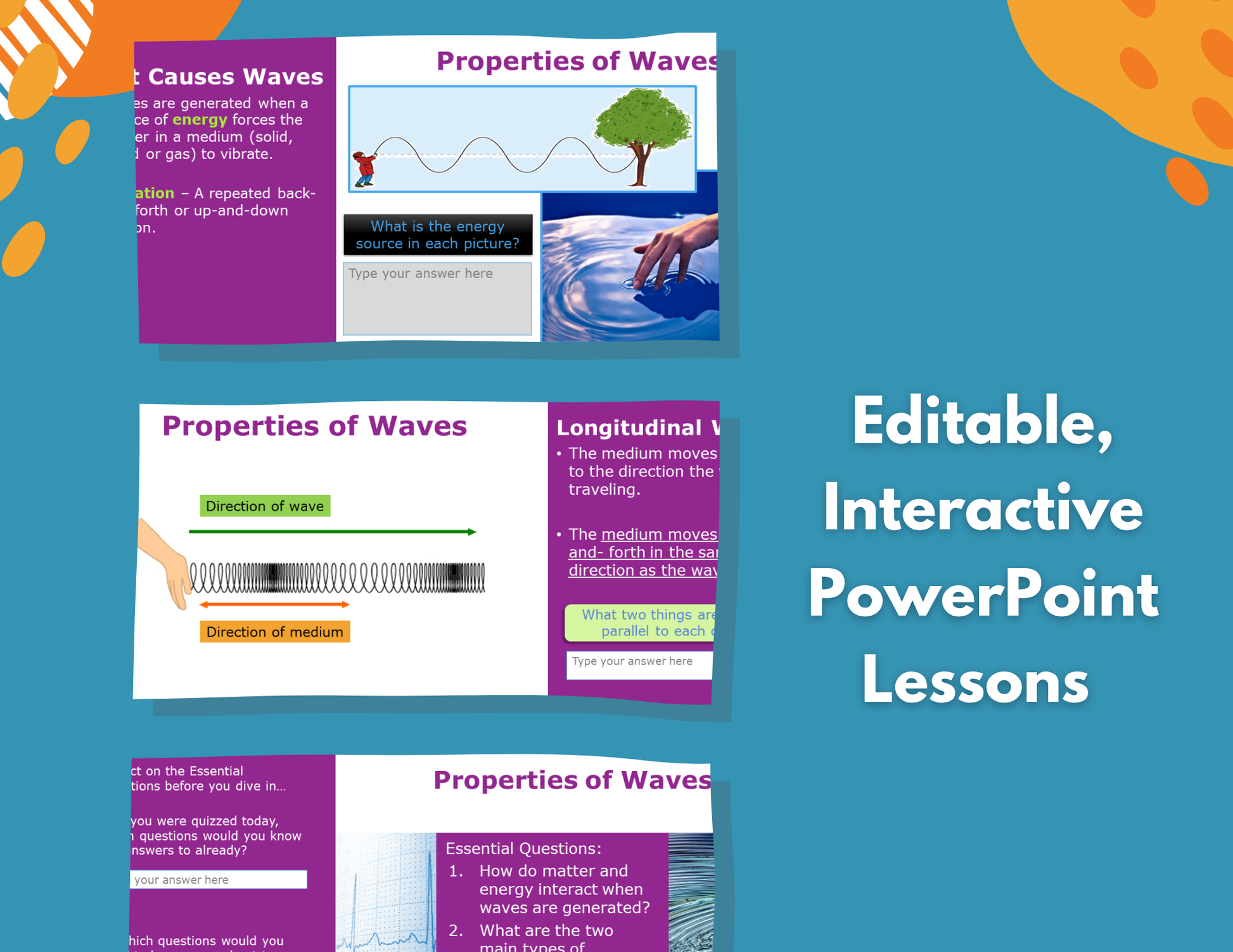 Properties of Waves Complete Lesson Plan - MS