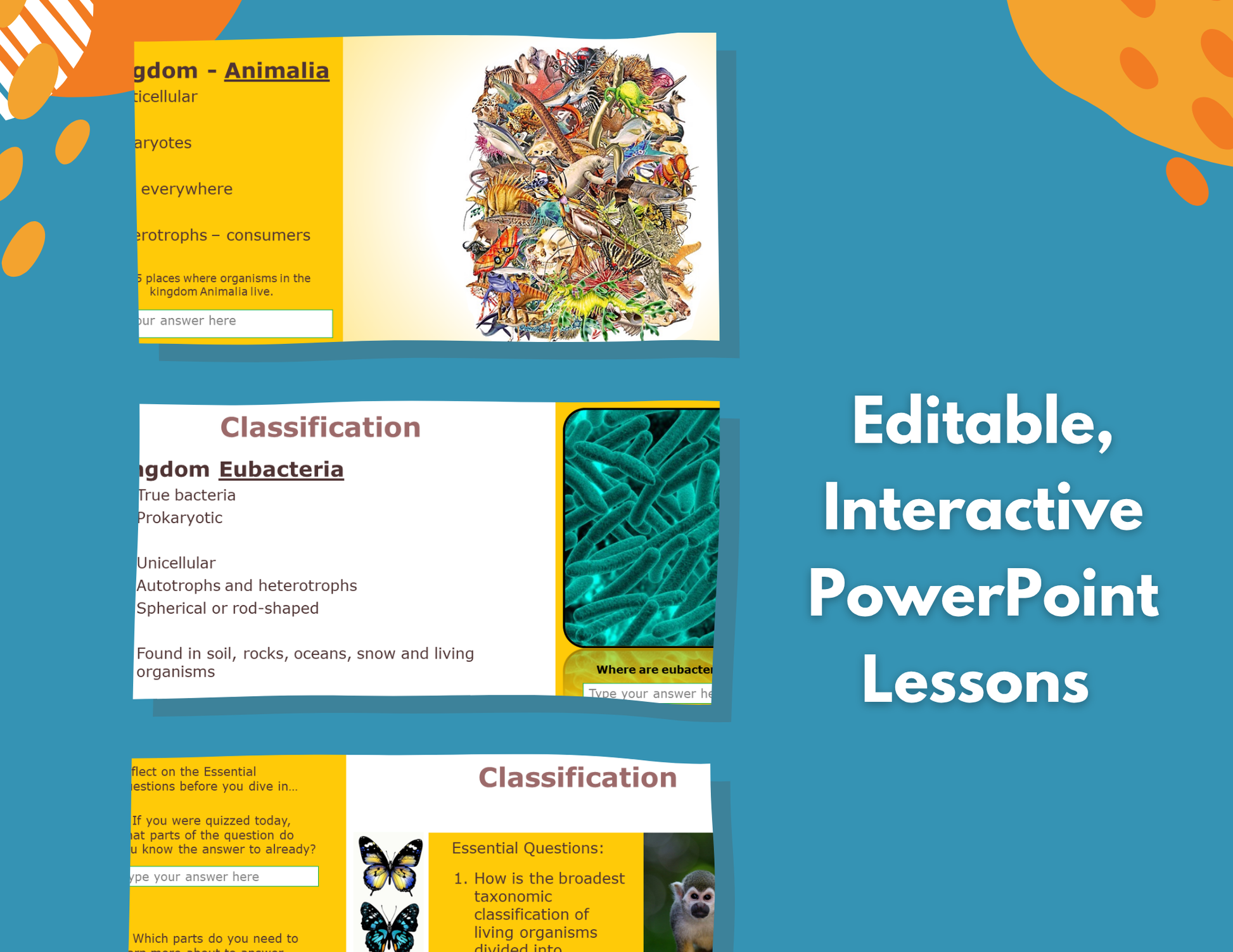 Classification of Living Things Complete Lesson Plan - MS