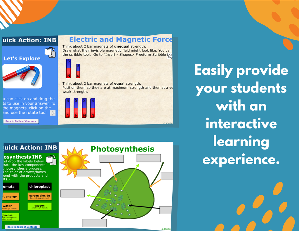 Energy Interactive Notebook Pages - Digital & Print INB - MS 6-8