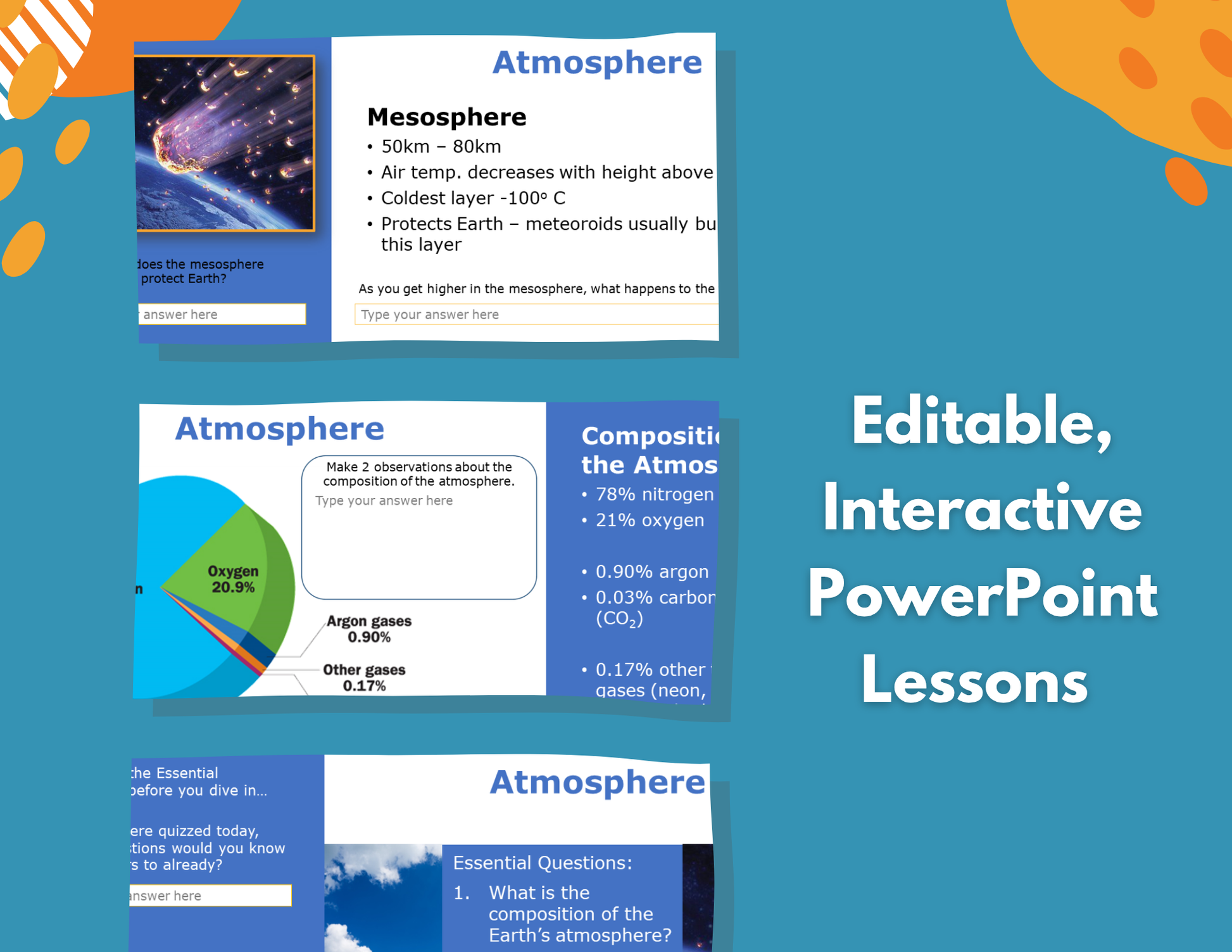 Atmosphere Complete Lesson Plan