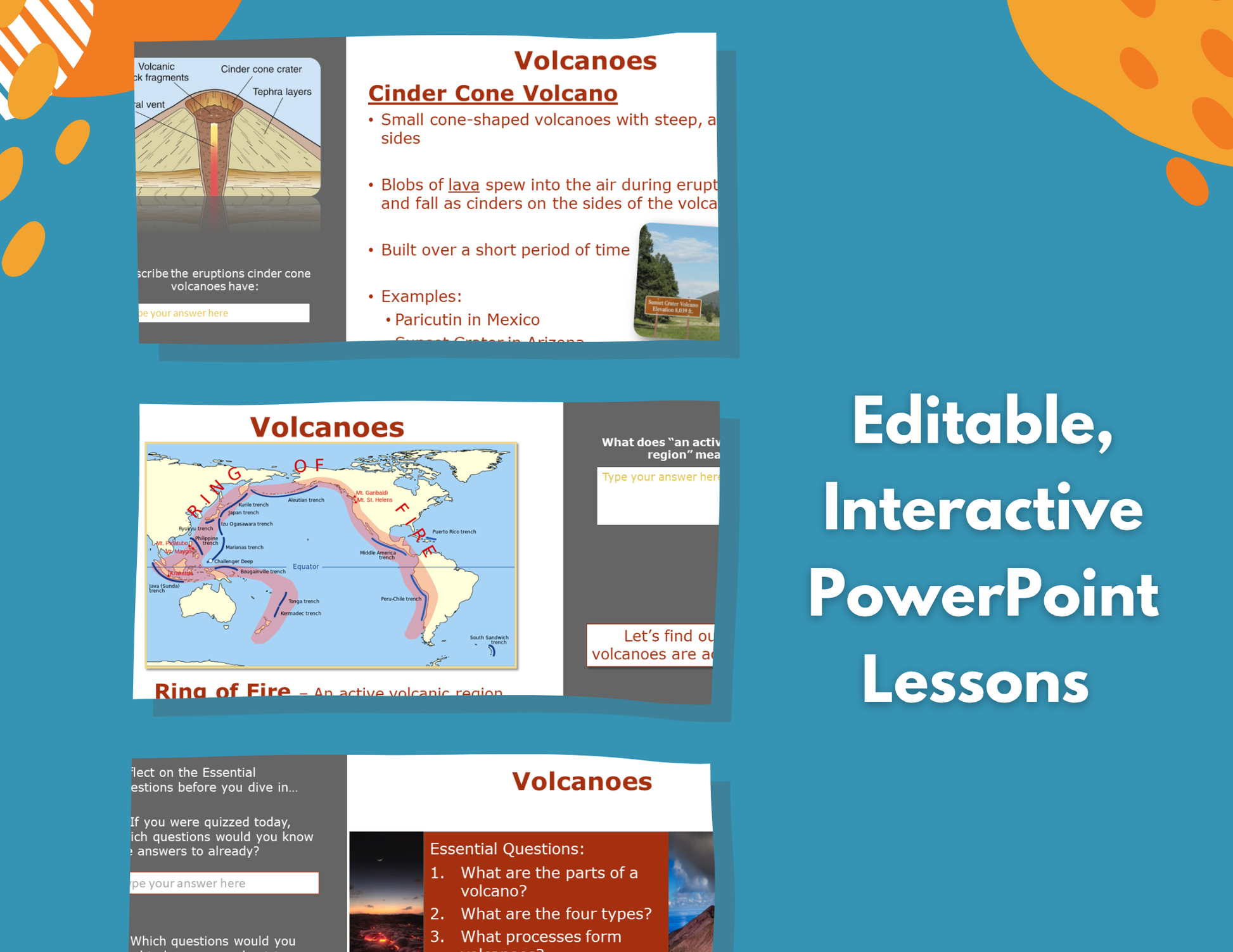 Volcanoes Complete Lesson Plan - MS