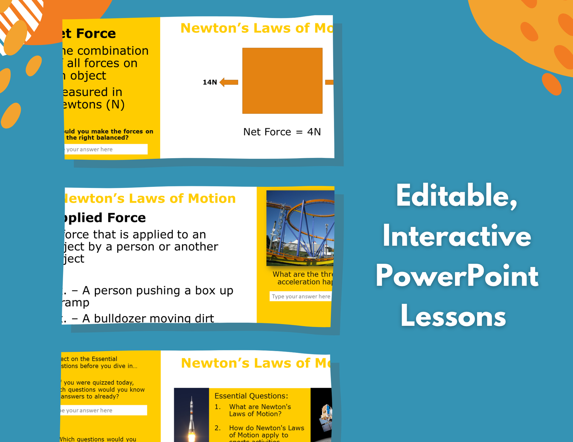 Newton's Laws Complete Lesson Plan - MS