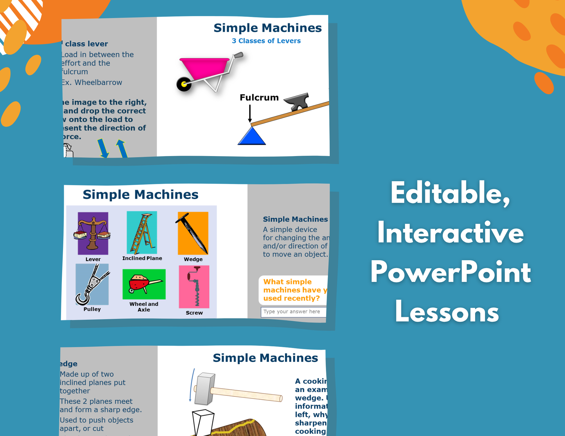 Simple Machines Complete Lesson Plan - MS