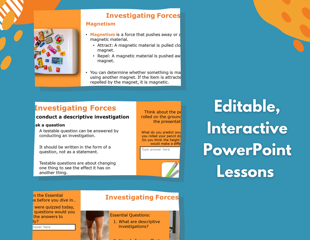 5E Lessons: 4th Grade Physical Science Bundle