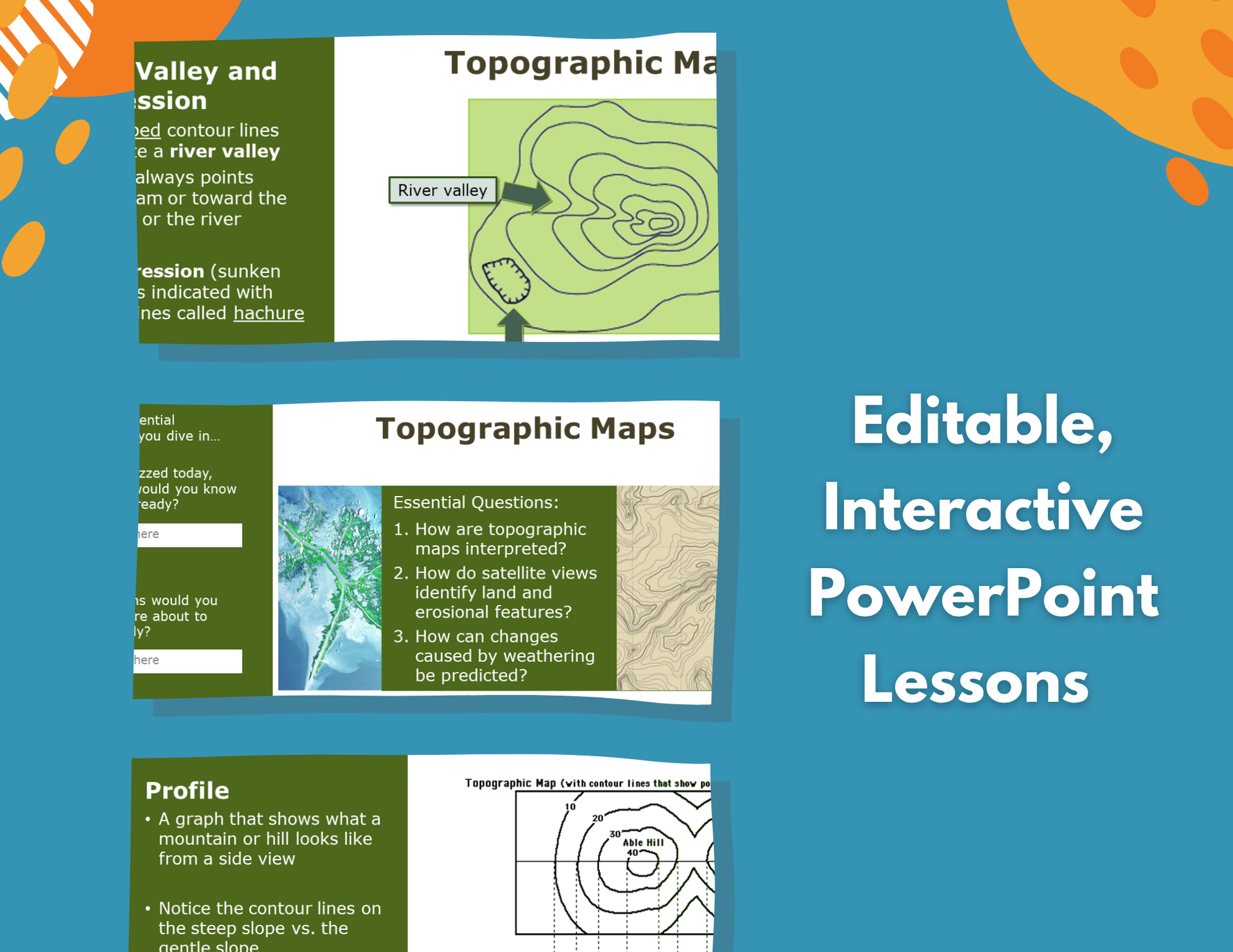 Topographic Maps Complete Lesson Plan - MS