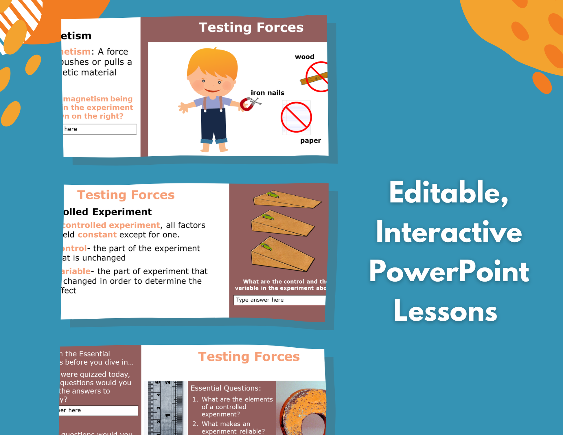 Testing Forces - Complete Lesson Plan - 5th Grade