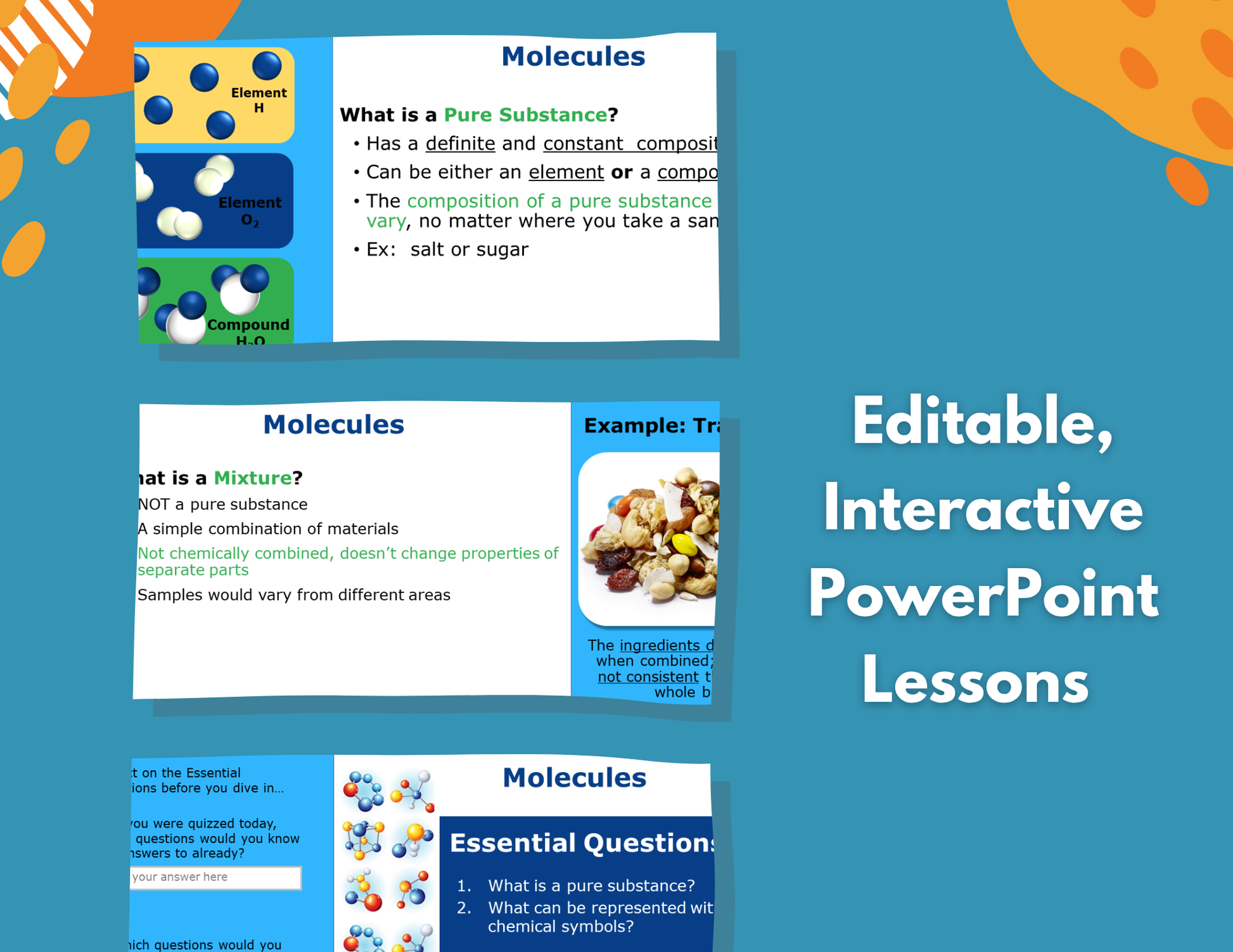 Molecules Complete Lesson Plan - MS