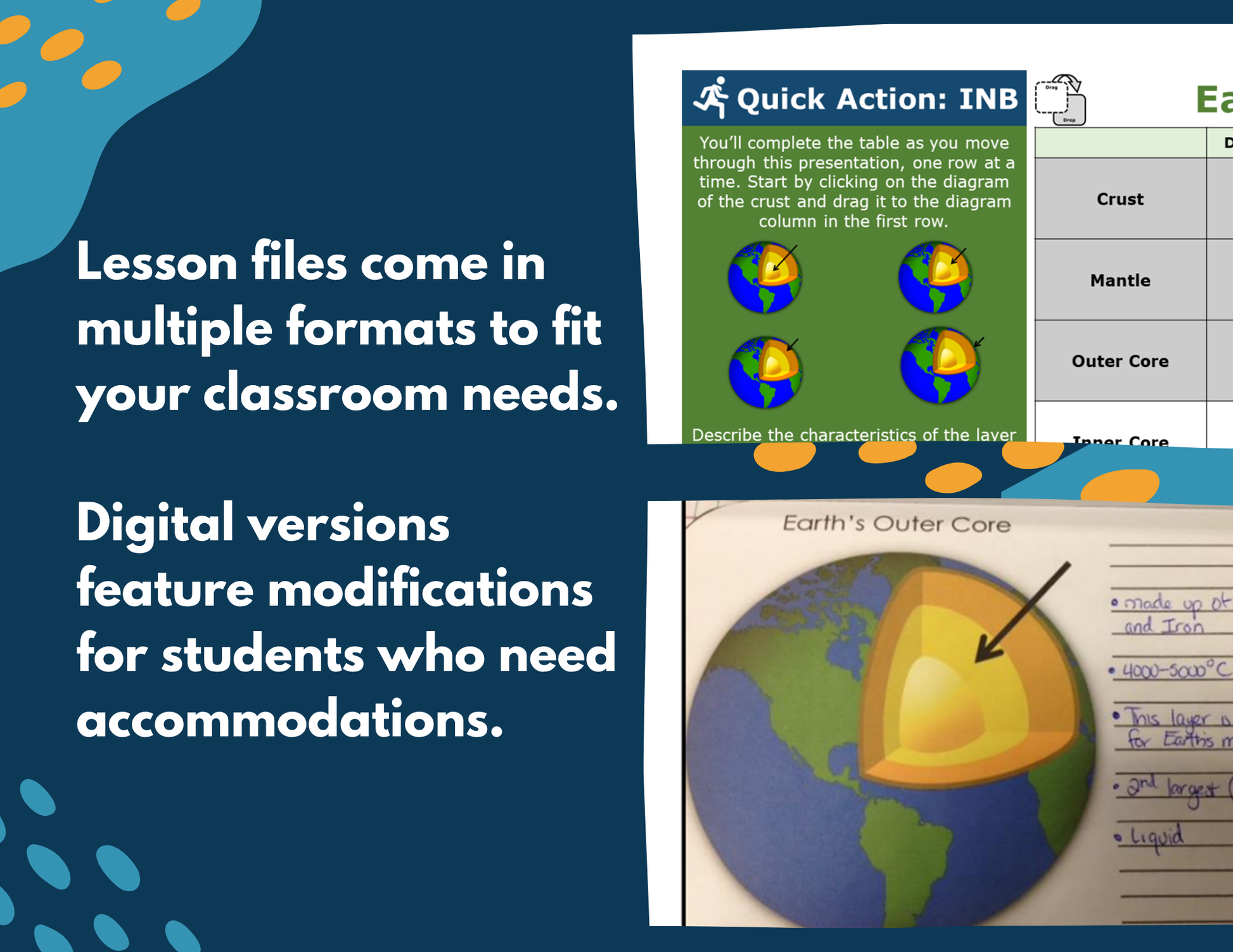 Earth's Layers Complete Lesson Plan - MS