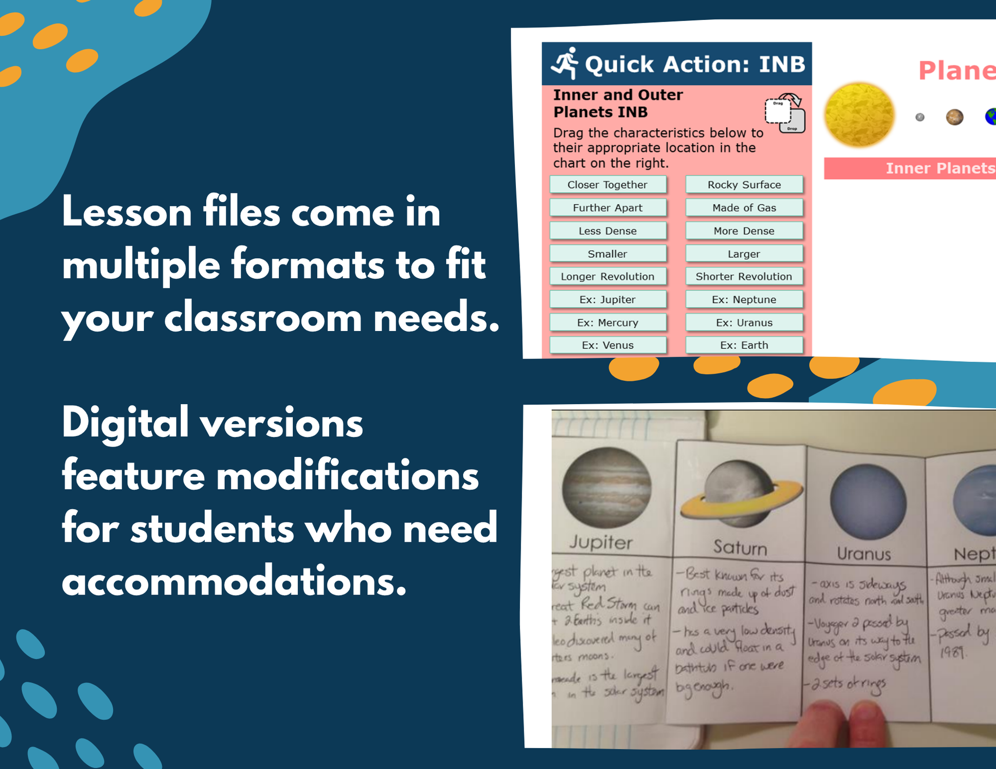 2021 TEKS MS 6-8 5E Lessons: Space Bundle