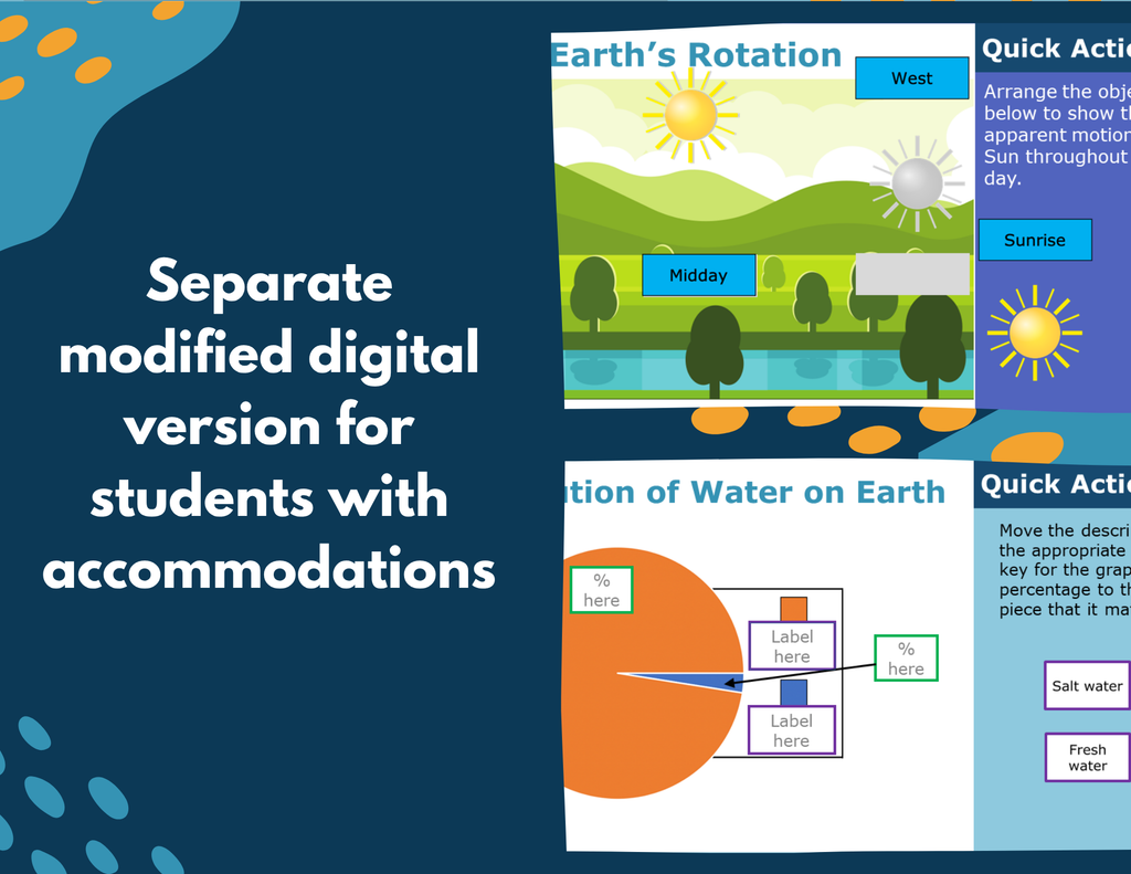5th Grade Earth Science Interactive Notebook Set - Digital & Print INB