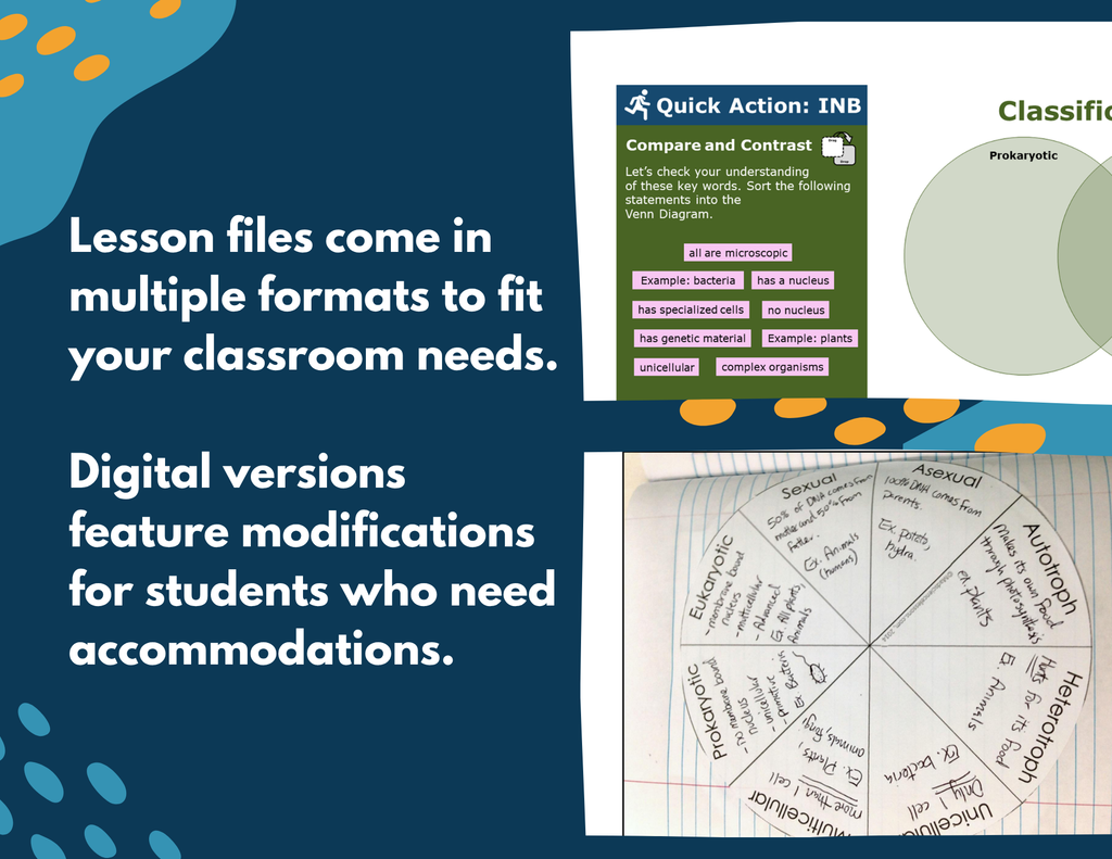 2021 TEKS MS 6-8 5E Lessons: Structure of Life Bundle