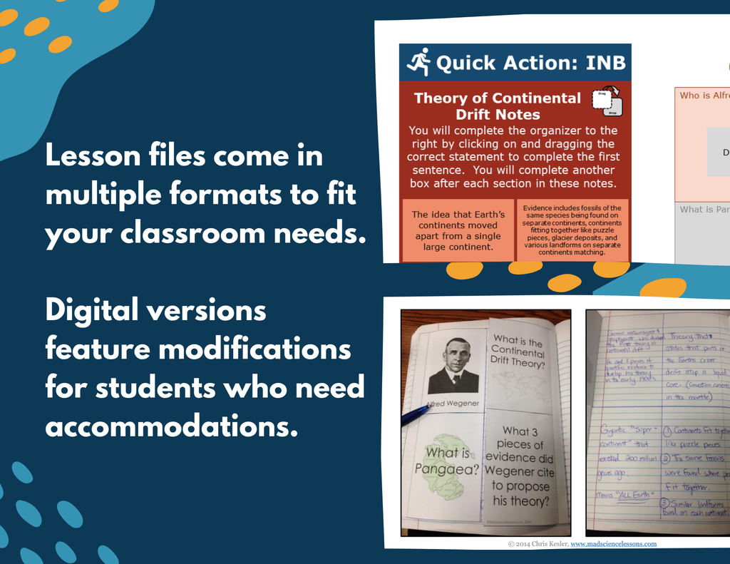 Continental Drift Theory Complete Lesson Plan - MS