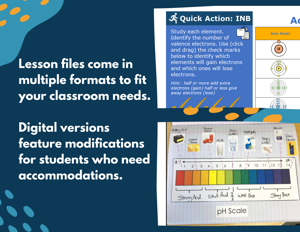 Acids & Bases Complete Lesson Plan - MS 6-8